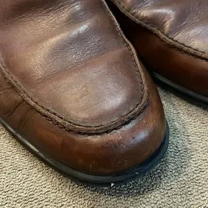 Coach | Shoes | Coach Corbin Brown Leather Casual Slip On  display picture 1